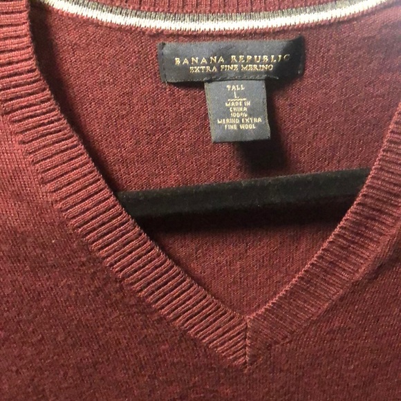 Banana Republic Men’s Merino Wool Sweater SzL - Picture 2 of 4